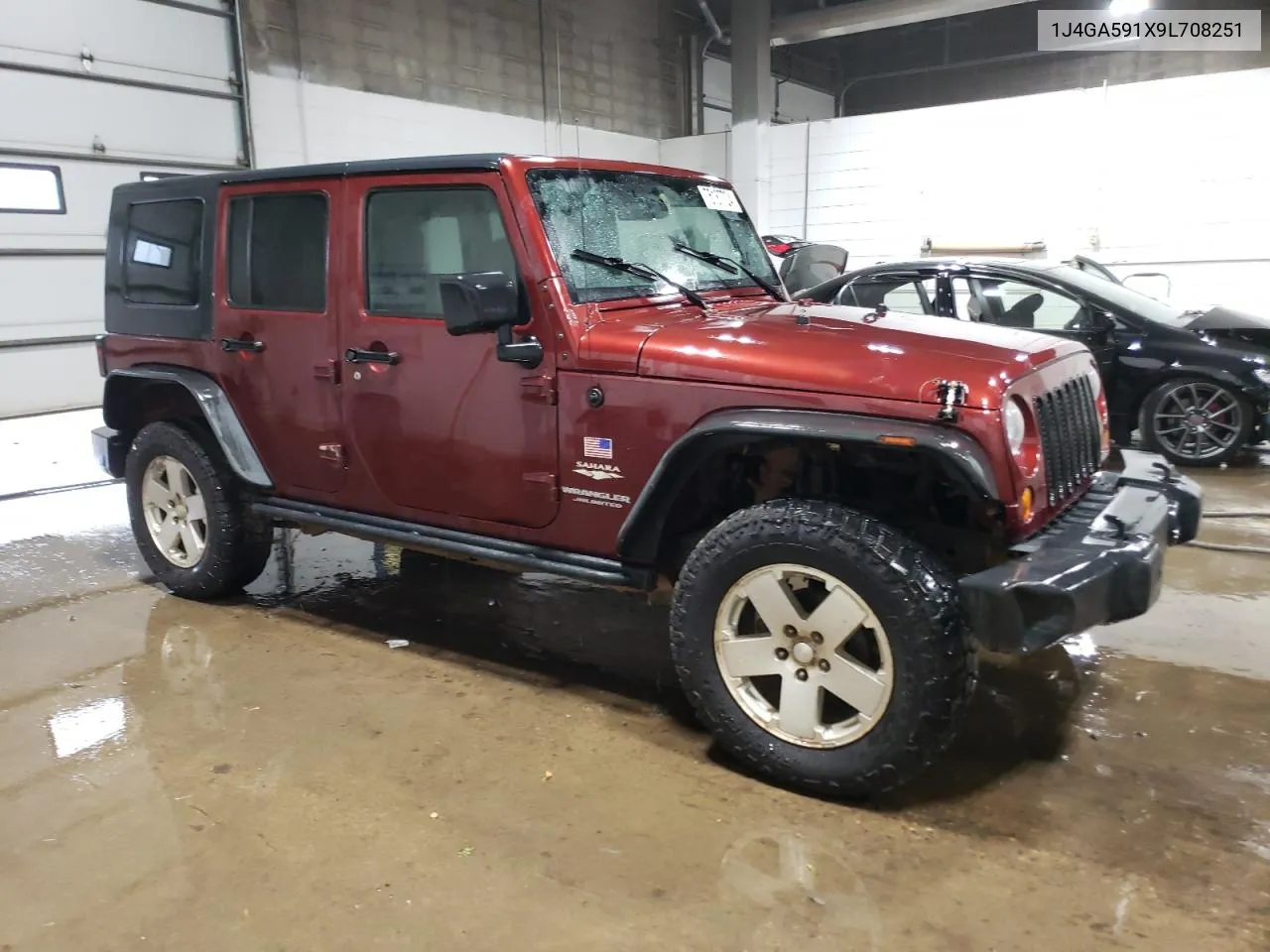 2009 Jeep Wrangler Unlimited Sahara VIN: 1J4GA591X9L708251 Lot: 75187724