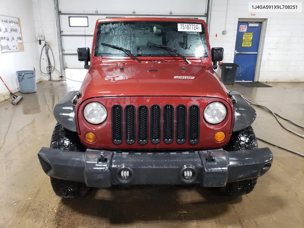 2009 Jeep Wrangler Unlimited Sahara VIN: 1J4GA591X9L708251 Lot: 75187724