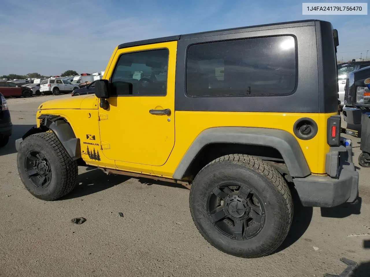 2009 Jeep Wrangler X VIN: 1J4FA24179L756470 Lot: 75564834