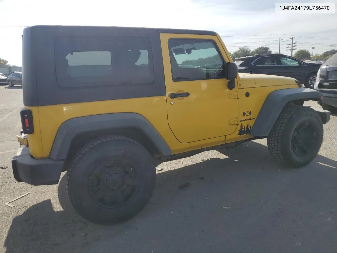 2009 Jeep Wrangler X VIN: 1J4FA24179L756470 Lot: 75564834