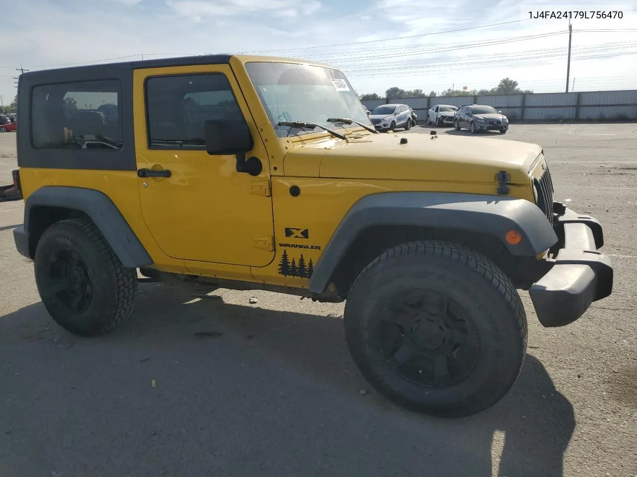 2009 Jeep Wrangler X VIN: 1J4FA24179L756470 Lot: 75564834