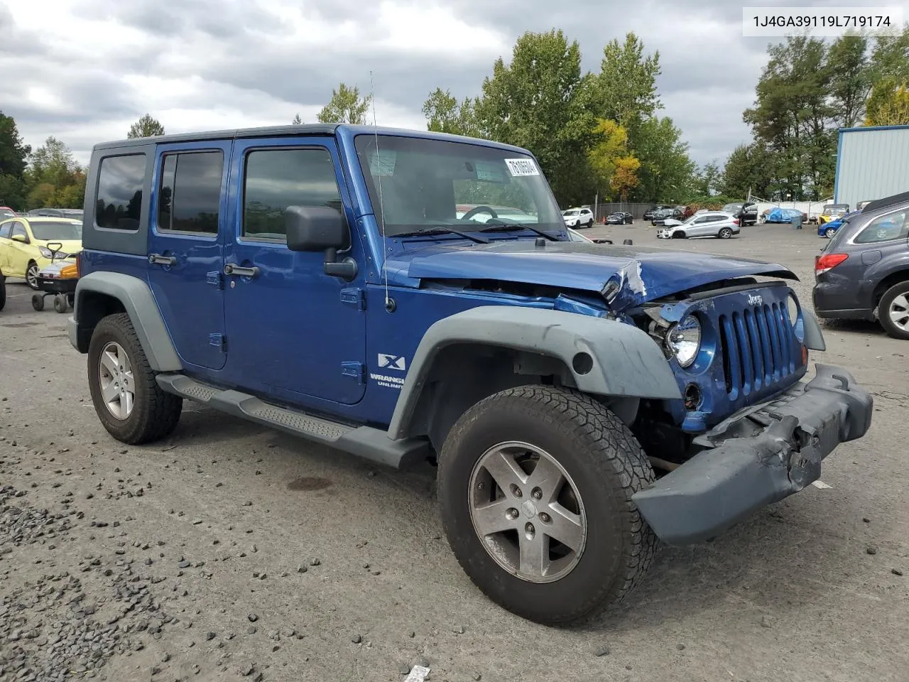 2009 Jeep Wrangler Unlimited X VIN: 1J4GA39119L719174 Lot: 76106504