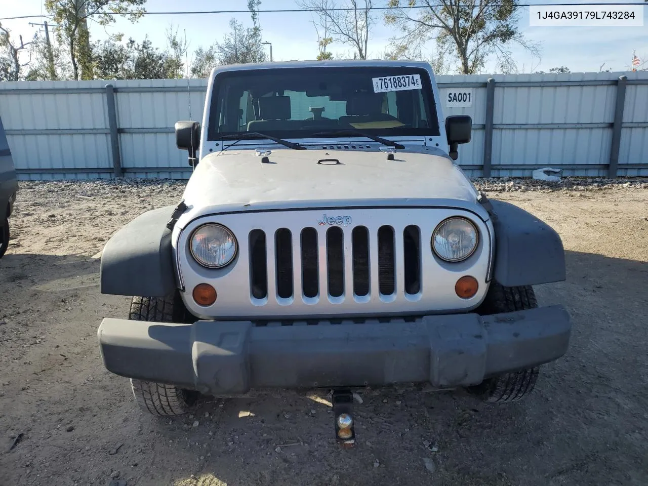 2009 Jeep Wrangler Unlimited X VIN: 1J4GA39179L743284 Lot: 76188374