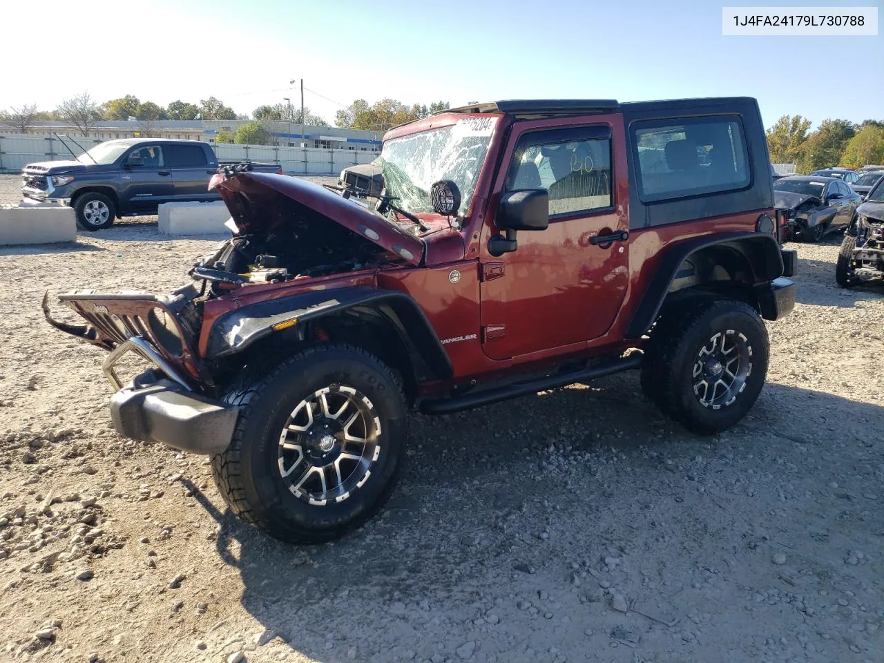 2009 Jeep Wrangler X VIN: 1J4FA24179L730788 Lot: 76275204