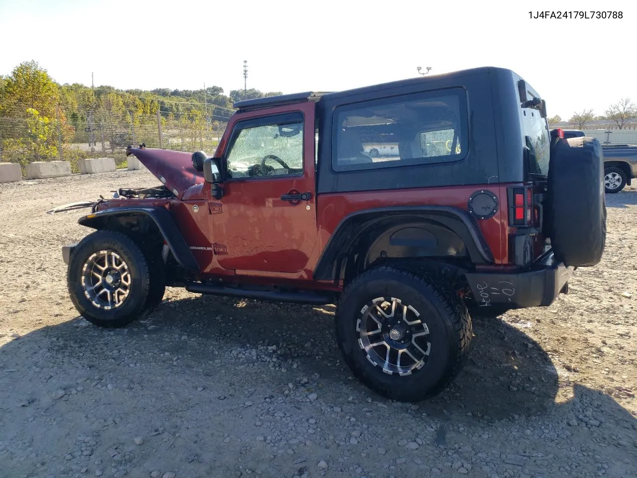 2009 Jeep Wrangler X VIN: 1J4FA24179L730788 Lot: 76275204