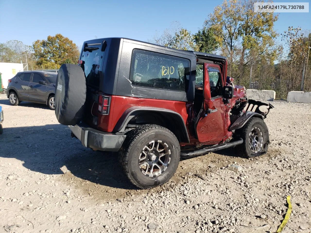 2009 Jeep Wrangler X VIN: 1J4FA24179L730788 Lot: 76275204