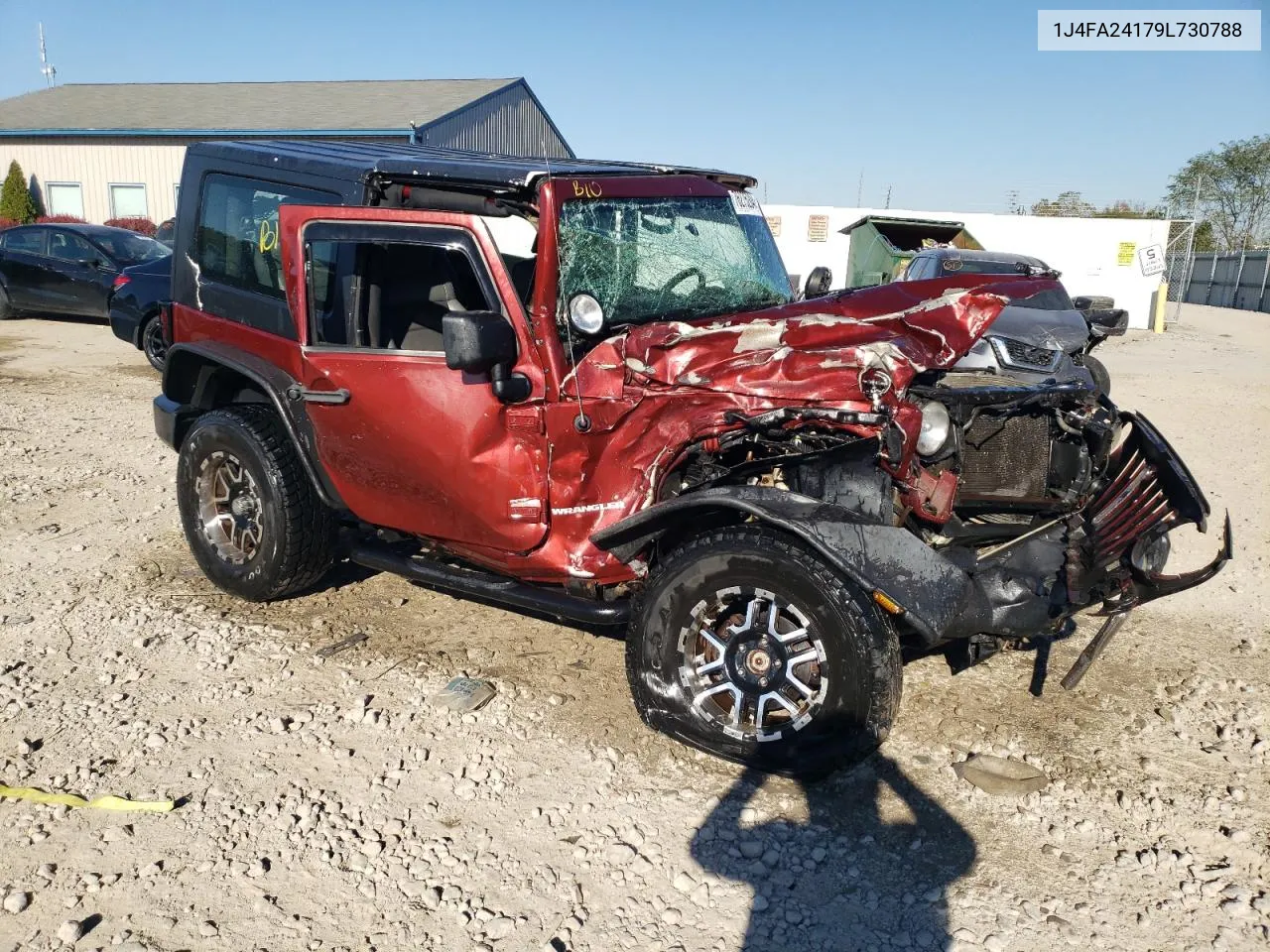 2009 Jeep Wrangler X VIN: 1J4FA24179L730788 Lot: 76275204