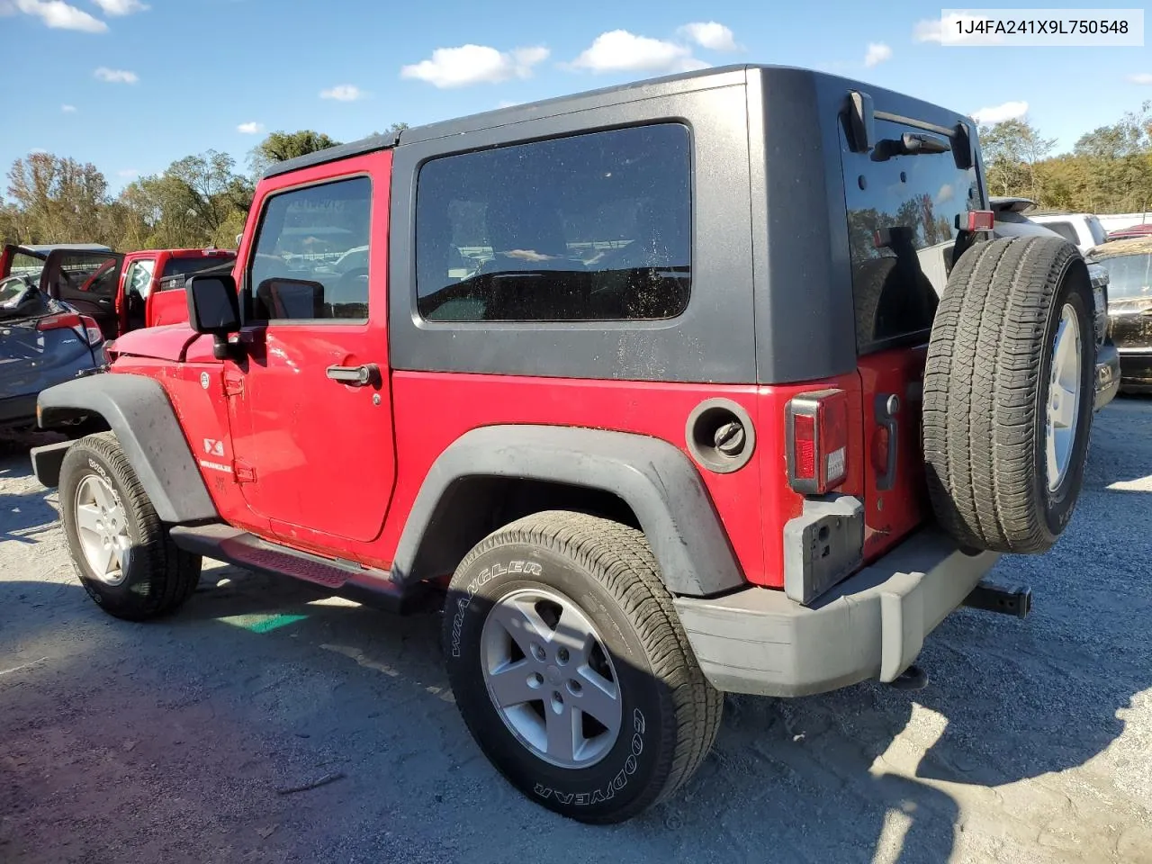 2009 Jeep Wrangler X VIN: 1J4FA241X9L750548 Lot: 76467014