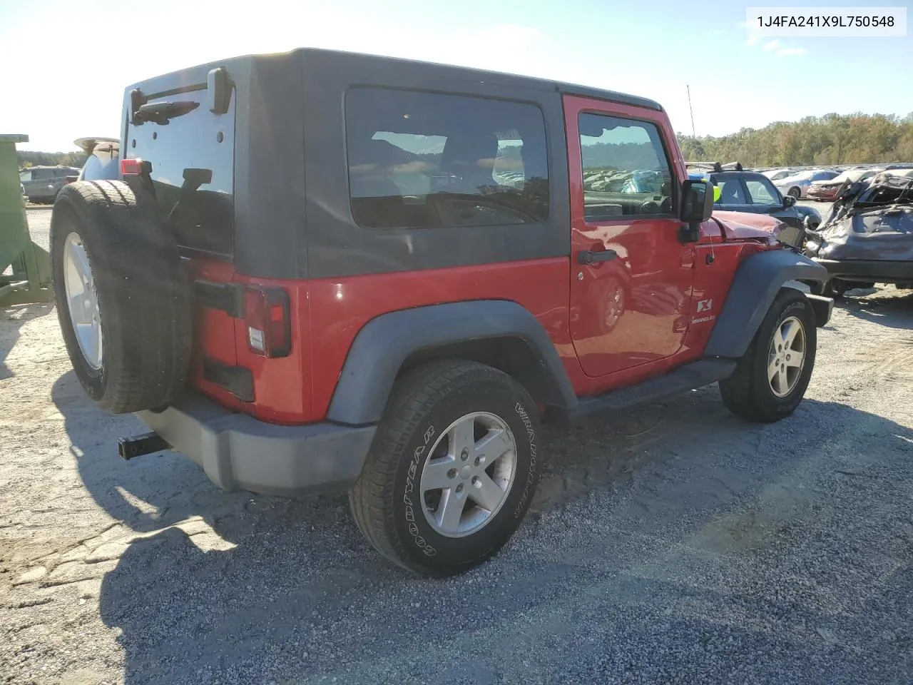 2009 Jeep Wrangler X VIN: 1J4FA241X9L750548 Lot: 76467014