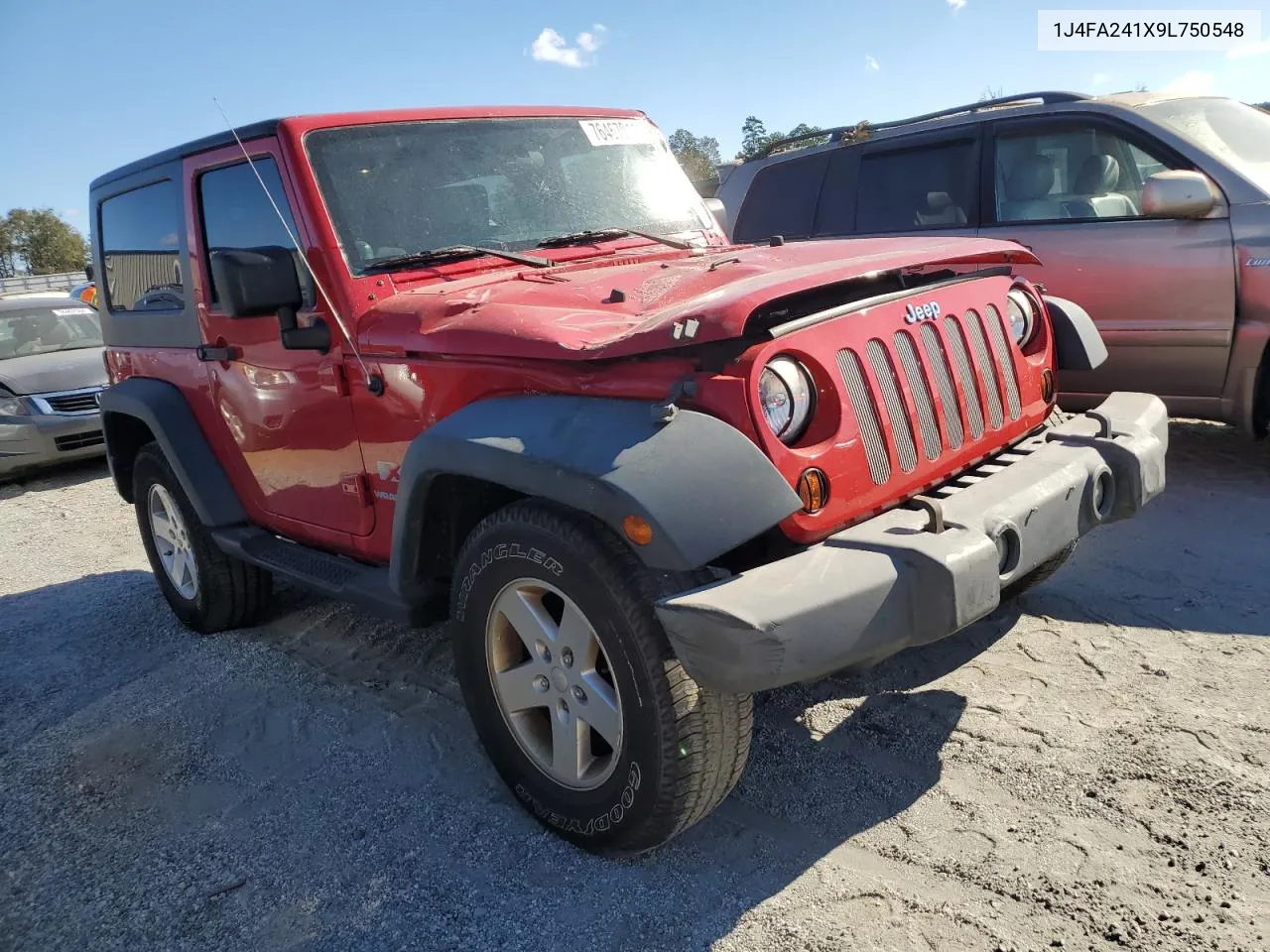 2009 Jeep Wrangler X VIN: 1J4FA241X9L750548 Lot: 76467014