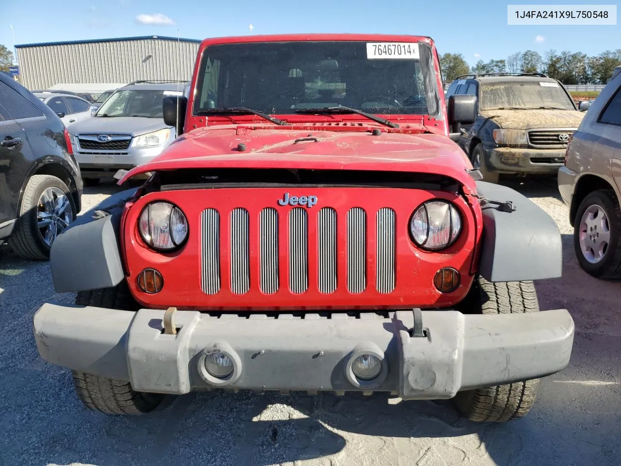 2009 Jeep Wrangler X VIN: 1J4FA241X9L750548 Lot: 76467014