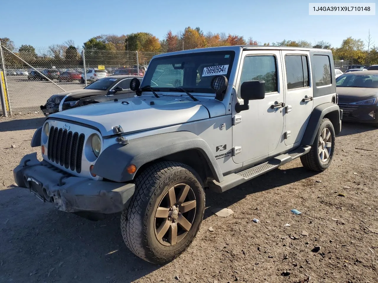 2009 Jeep Wrangler Unlimited X VIN: 1J4GA391X9L710148 Lot: 76690954