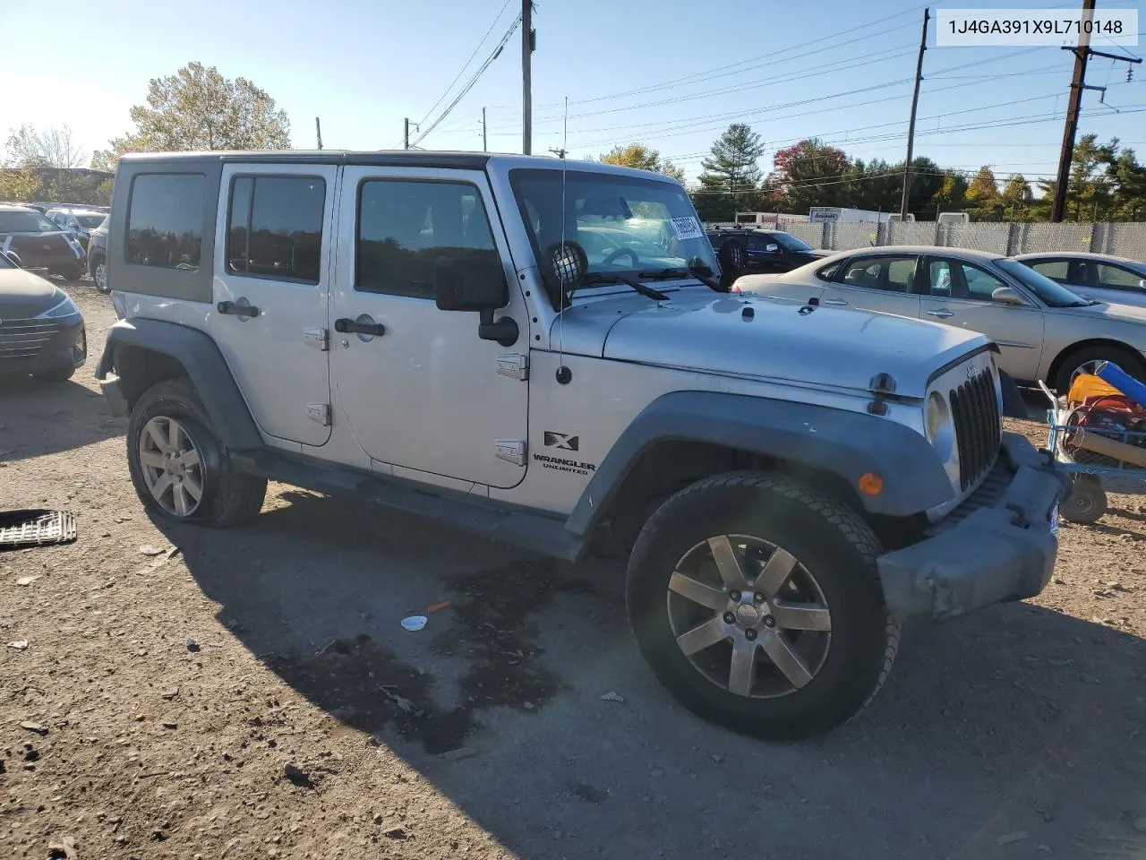 2009 Jeep Wrangler Unlimited X VIN: 1J4GA391X9L710148 Lot: 76690954