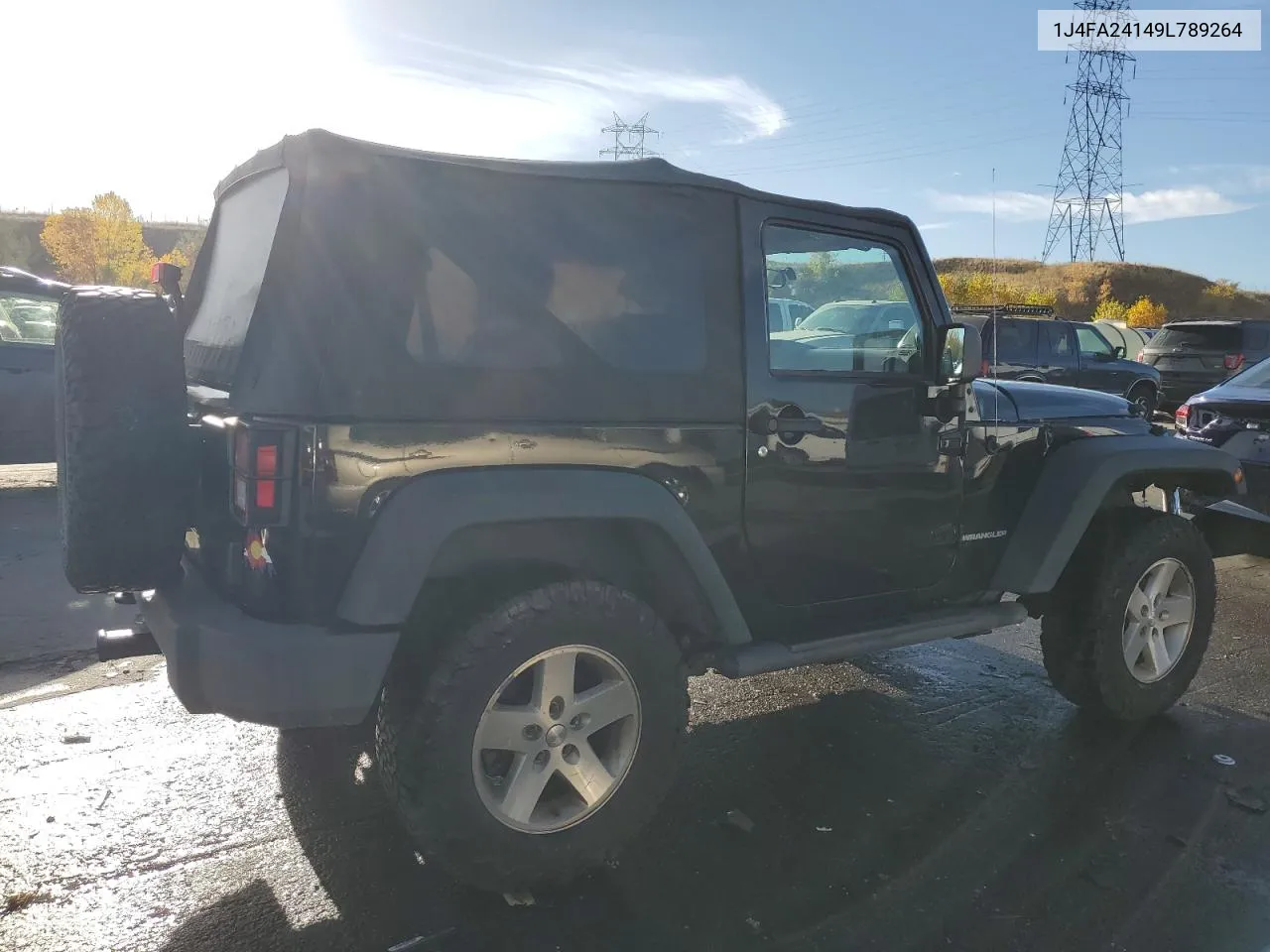 2009 Jeep Wrangler X VIN: 1J4FA24149L789264 Lot: 77157084