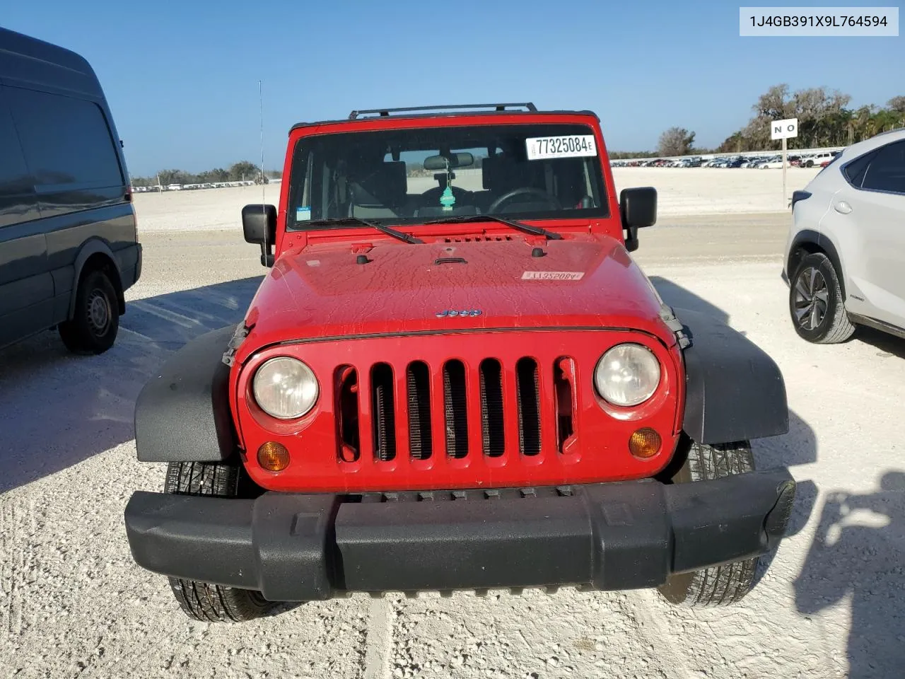 2009 Jeep Wrangler Unlimited X VIN: 1J4GB391X9L764594 Lot: 77325084