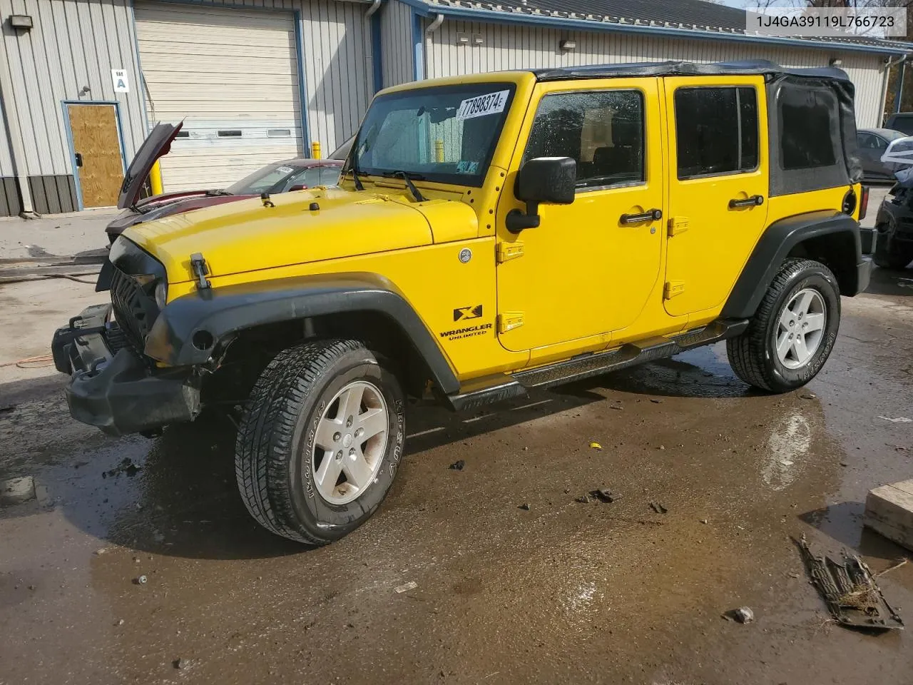 2009 Jeep Wrangler Unlimited X VIN: 1J4GA39119L766723 Lot: 77898374