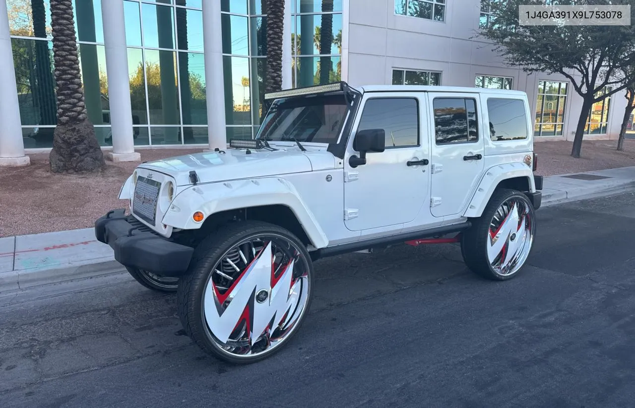 2009 Jeep Wrangler Unlimited X VIN: 1J4GA391X9L753078 Lot: 78227094