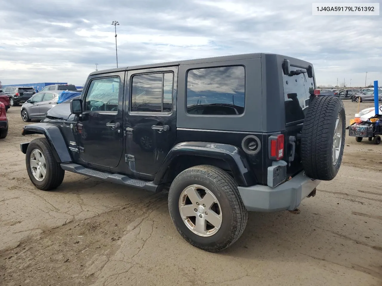 2009 Jeep Wrangler Unlimited Sahara VIN: 1J4GA59179L761392 Lot: 78536104