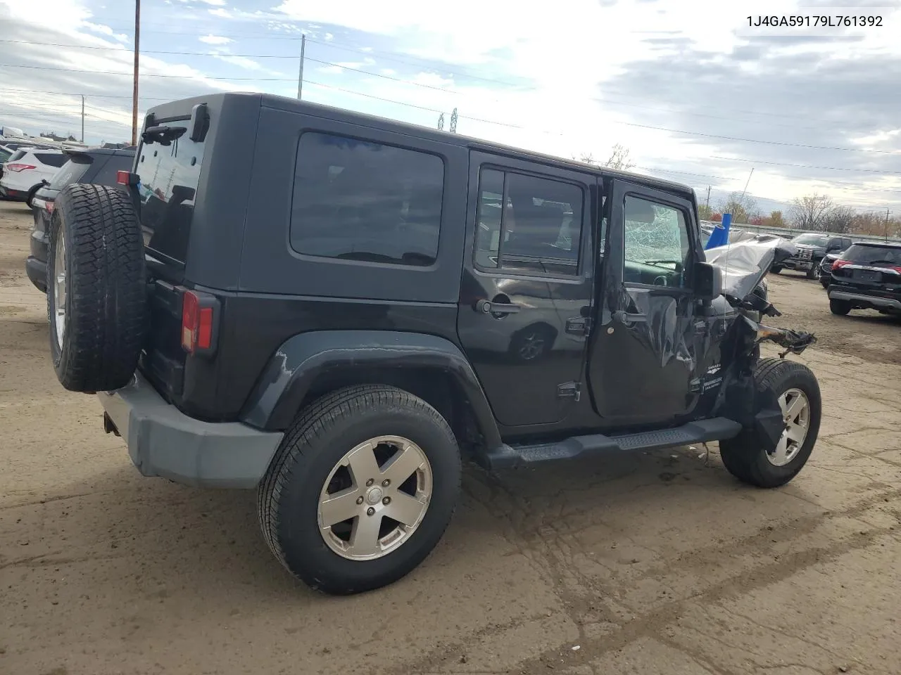 2009 Jeep Wrangler Unlimited Sahara VIN: 1J4GA59179L761392 Lot: 78536104