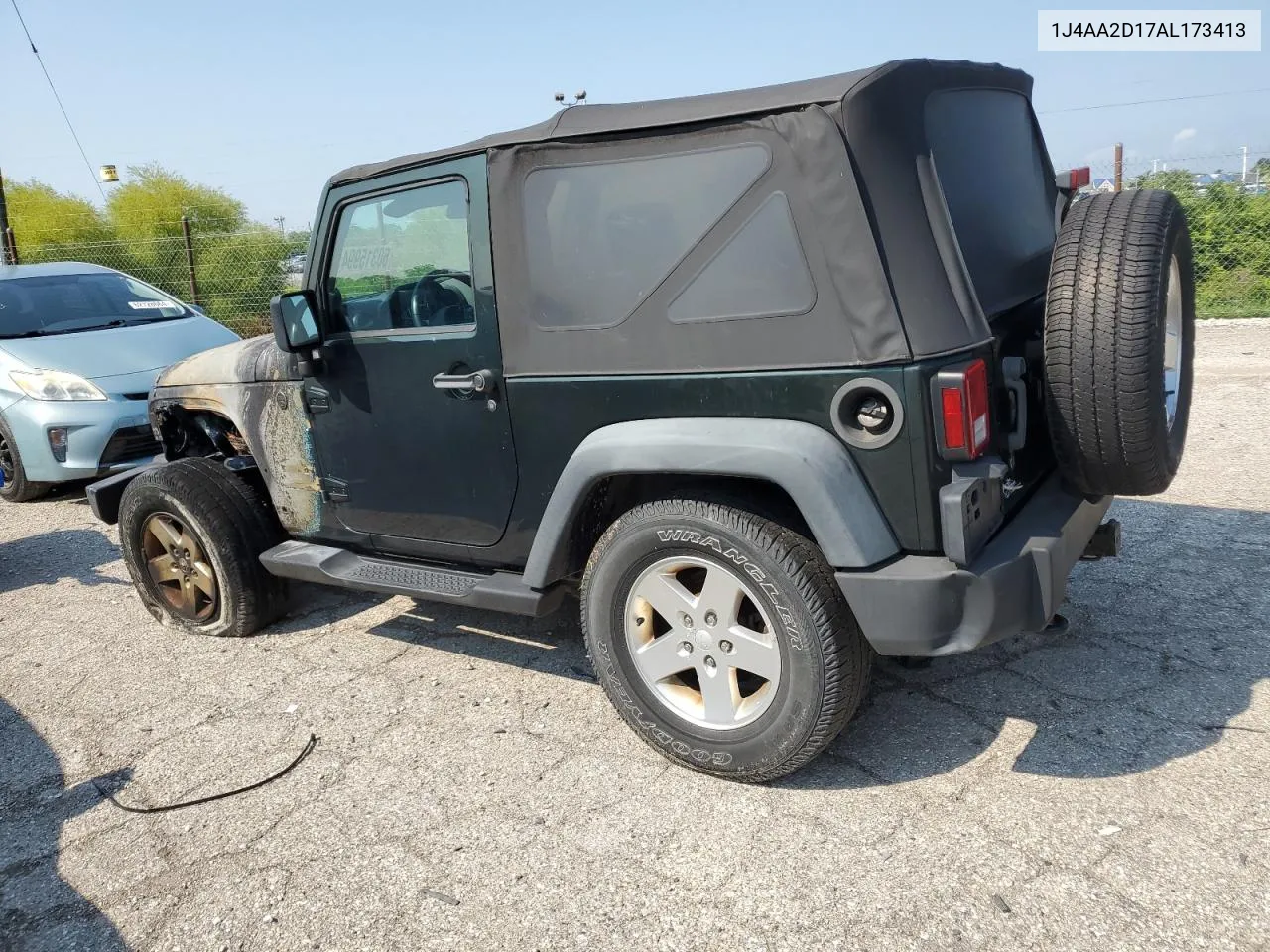 2010 Jeep Wrangler Sport VIN: 1J4AA2D17AL173413 Lot: 60315994