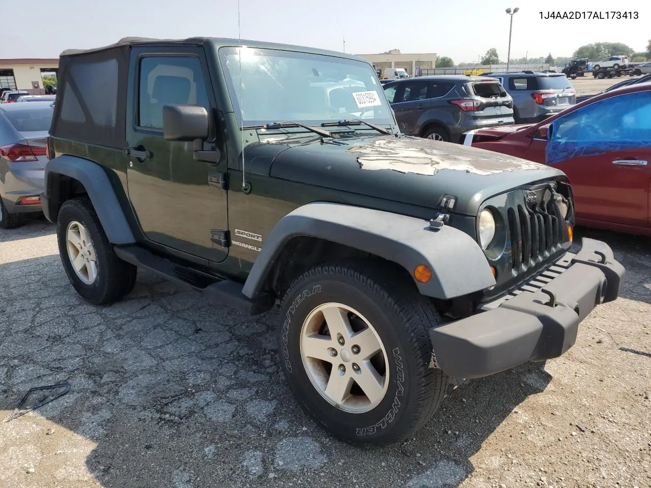 2010 Jeep Wrangler Sport VIN: 1J4AA2D17AL173413 Lot: 60315994