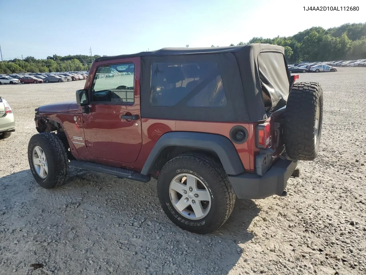 1J4AA2D10AL112680 2010 Jeep Wrangler Sport