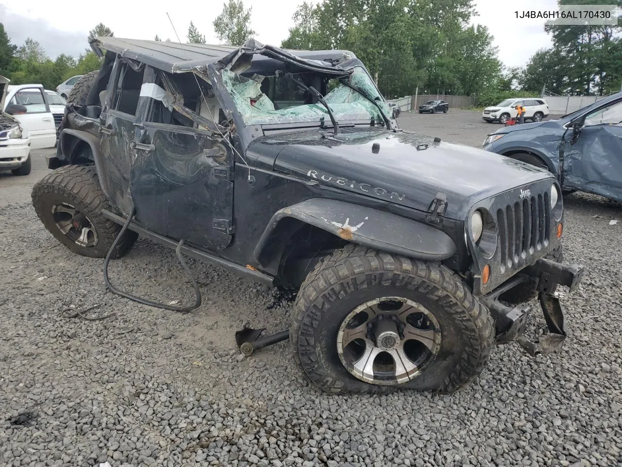 2010 Jeep Wrangler Unlimited Rubicon VIN: 1J4BA6H16AL170430 Lot: 60973214