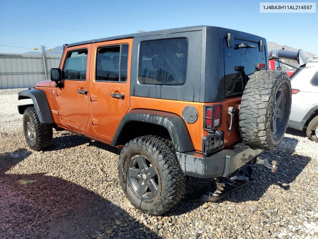 2010 Jeep Wrangler Unlimited Sport VIN: 1J4BA3H11AL214557 Lot: 61157854