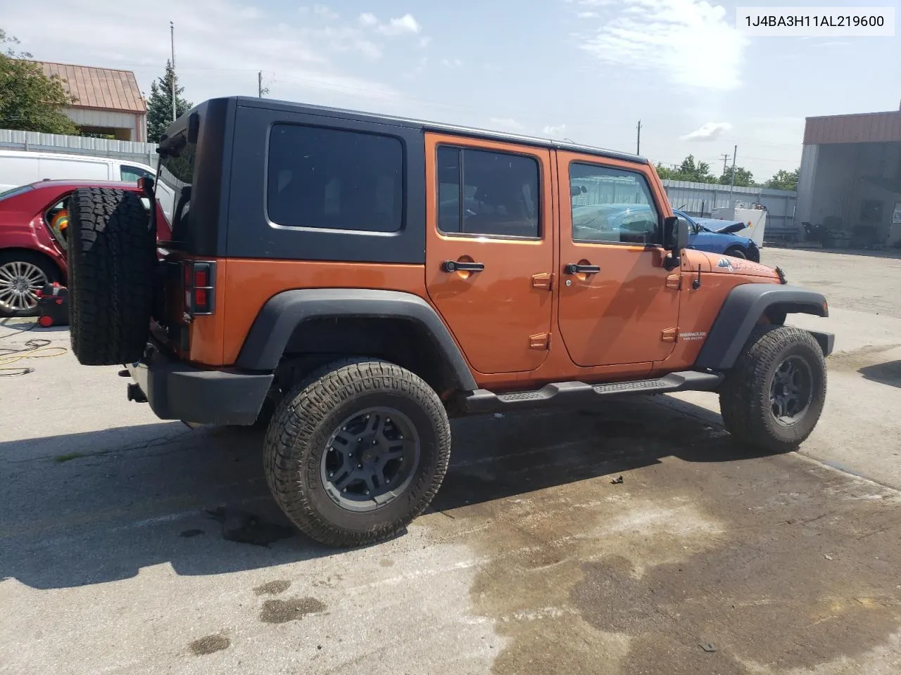 2010 Jeep Wrangler Unlimited Sport VIN: 1J4BA3H11AL219600 Lot: 63090754