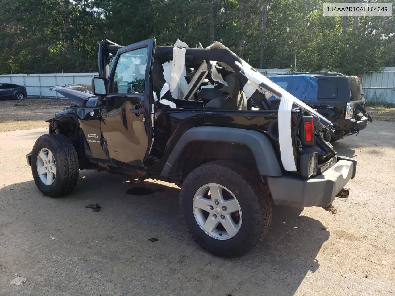 2010 Jeep Wrangler Sport VIN: 1J4AA2D10AL164049 Lot: 63731484