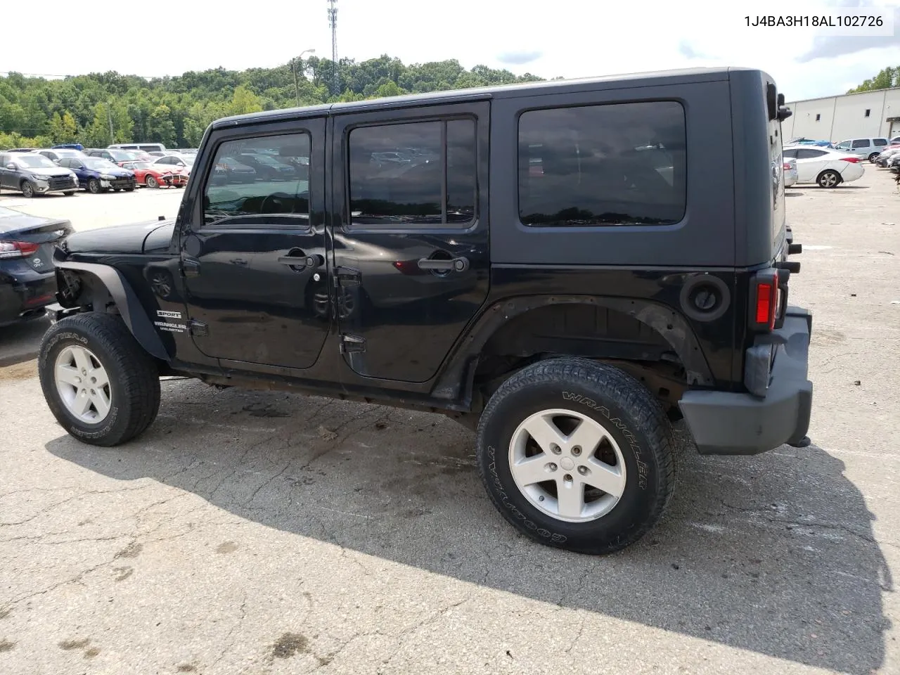 1J4BA3H18AL102726 2010 Jeep Wrangler Unlimited Sport