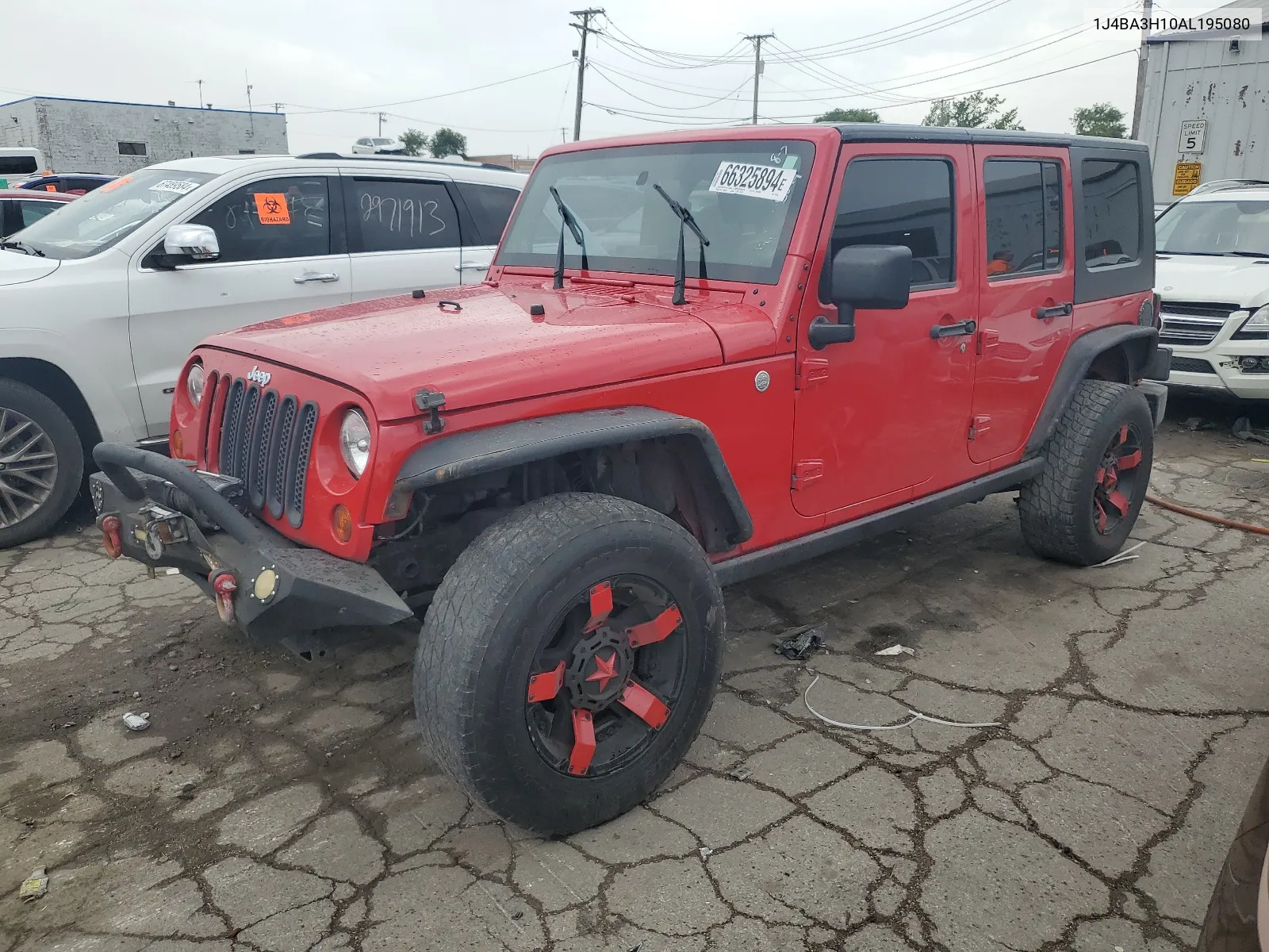 2010 Jeep Wrangler Unlimited Sport VIN: 1J4BA3H10AL195080 Lot: 66325894