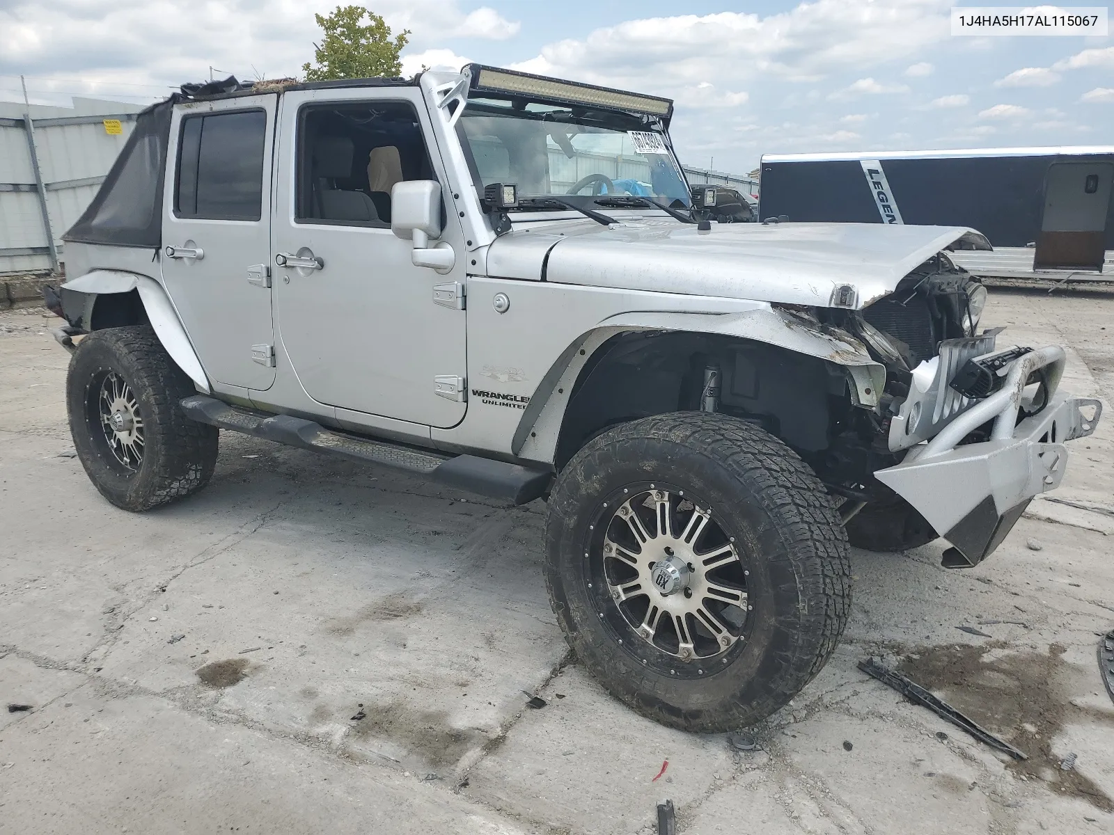 2010 Jeep Wrangler Unlimited Sahara VIN: 1J4HA5H17AL115067 Lot: 66743924