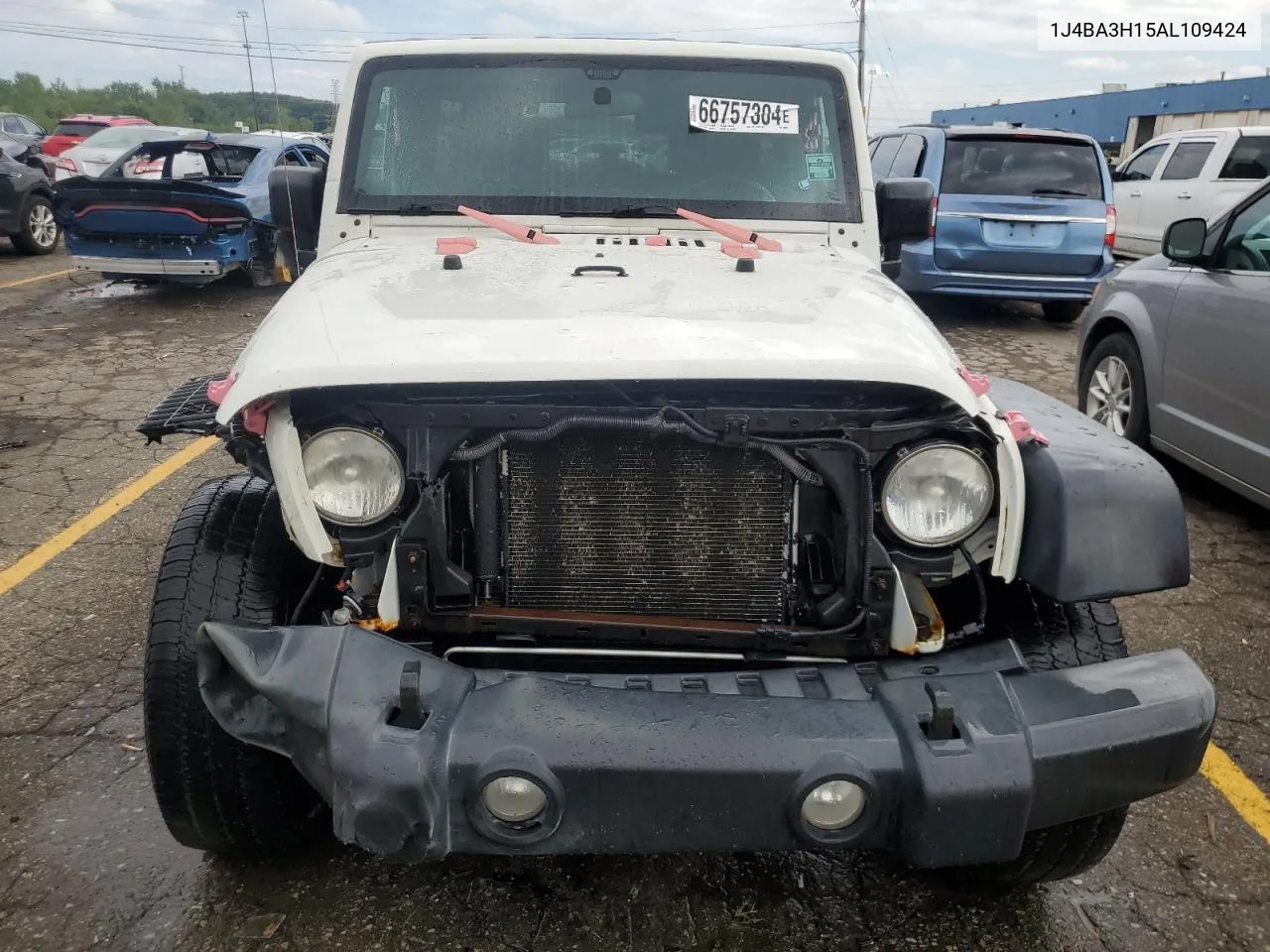 2010 Jeep Wrangler Unlimited Sport VIN: 1J4BA3H15AL109424 Lot: 66757304