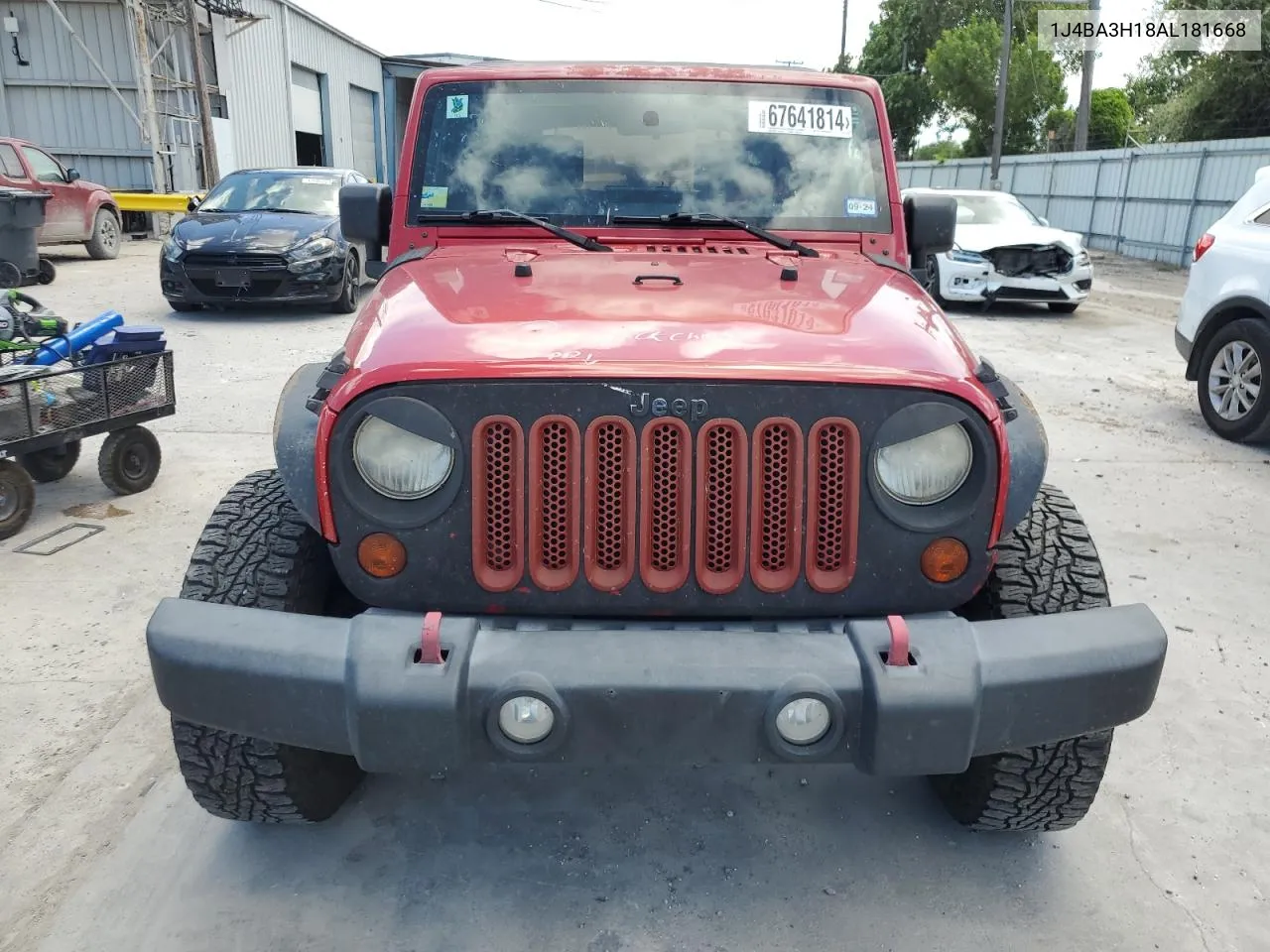 2010 Jeep Wrangler Unlimited Sport VIN: 1J4BA3H18AL181668 Lot: 67641814