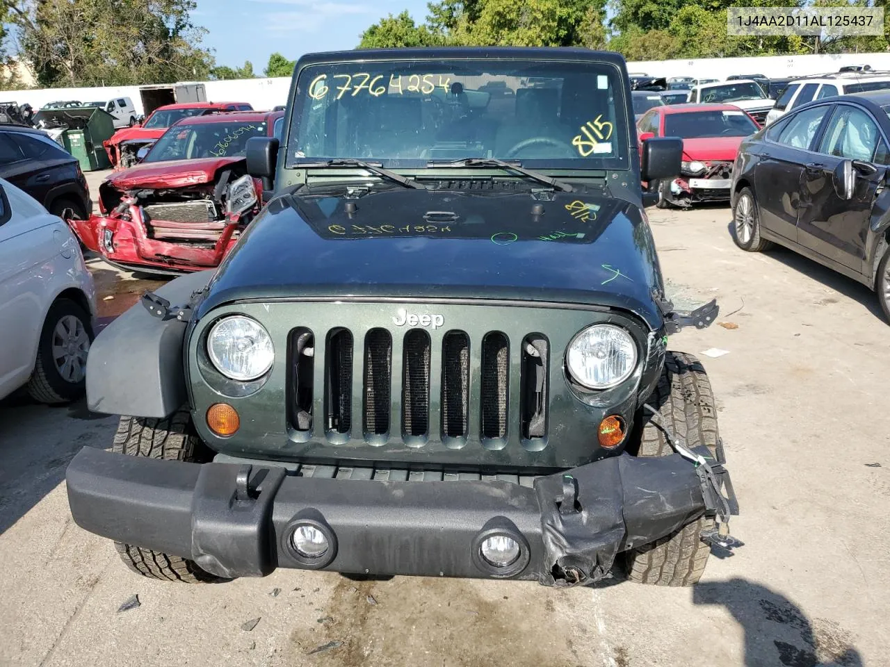 1J4AA2D11AL125437 2010 Jeep Wrangler Sport