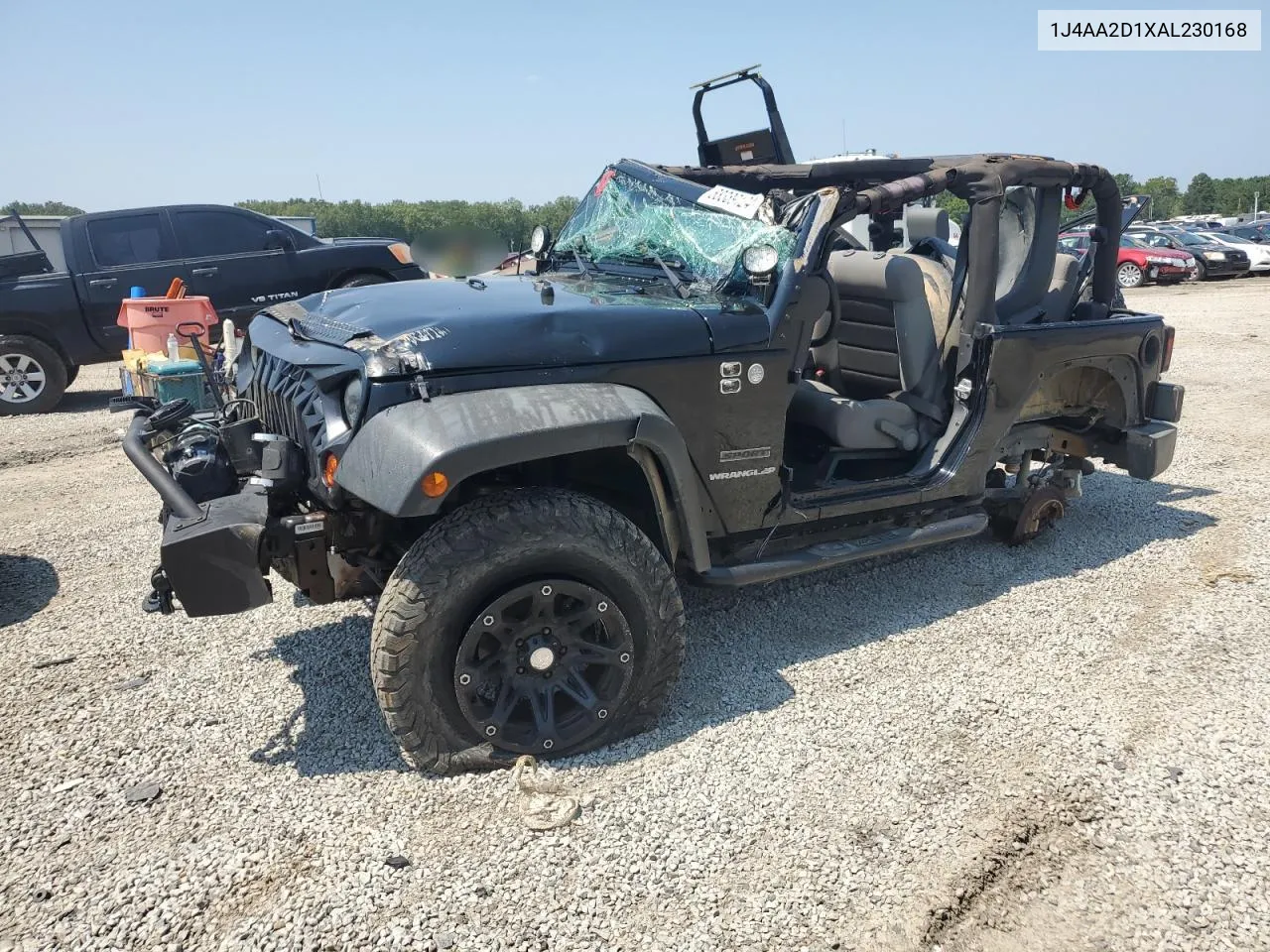 2010 Jeep Wrangler Sport VIN: 1J4AA2D1XAL230168 Lot: 68389124