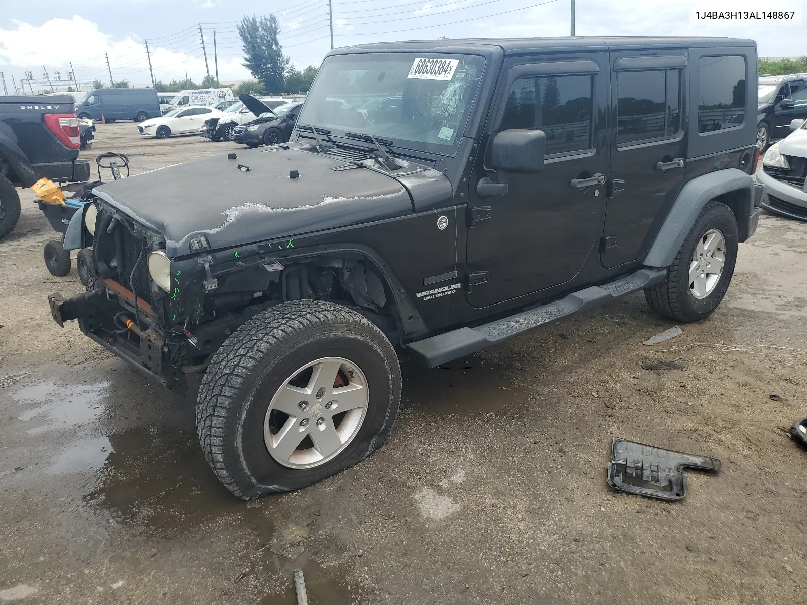 2010 Jeep Wrangler Unlimited Sport VIN: 1J4BA3H13AL148867 Lot: 68630384