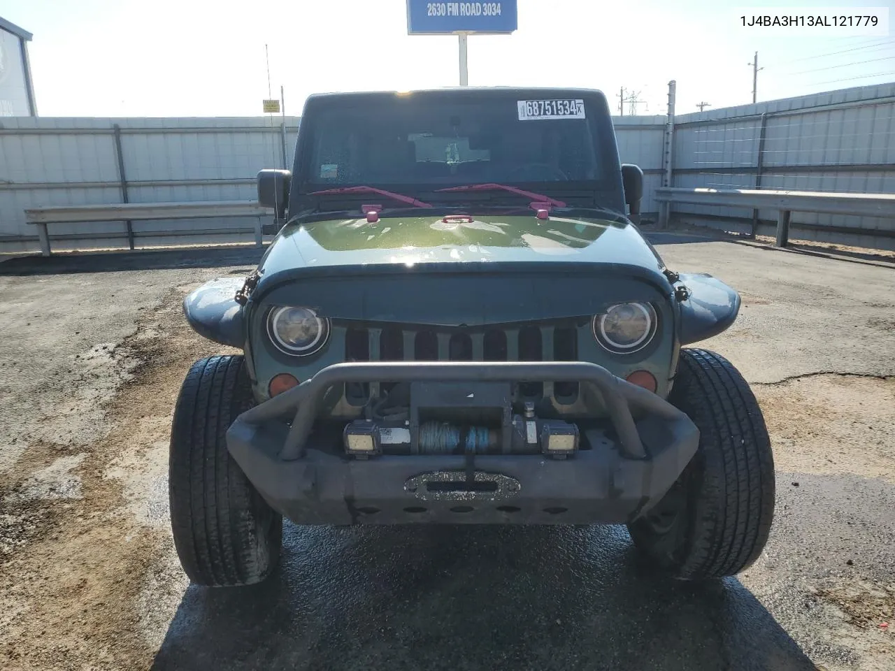 2010 Jeep Wrangler Unlimited Sport VIN: 1J4BA3H13AL121779 Lot: 68751534