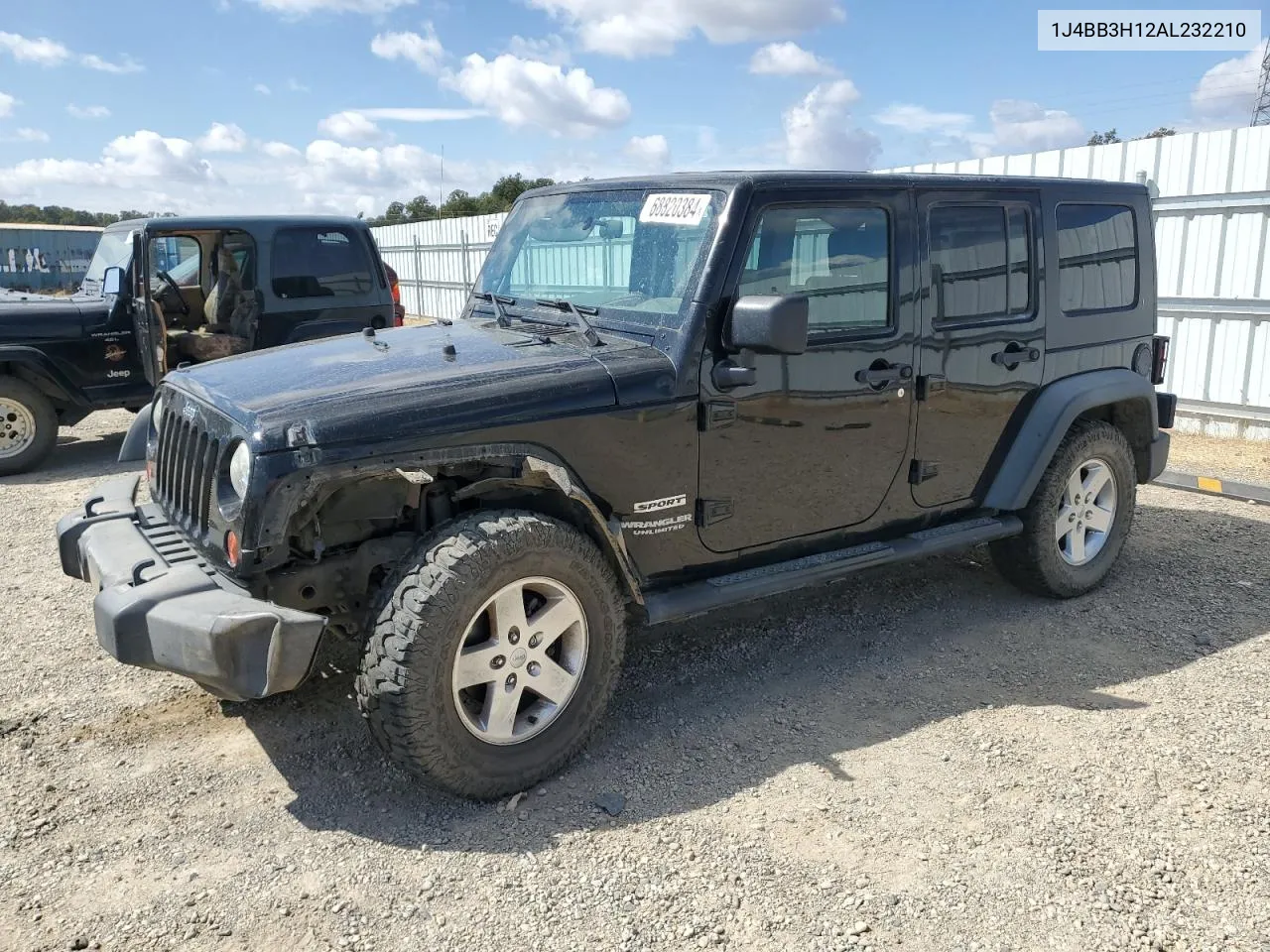 2010 Jeep Wrangler Unlimited Sport VIN: 1J4BB3H12AL232210 Lot: 68820384