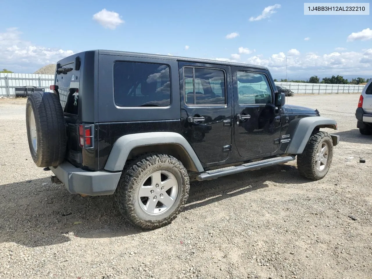 2010 Jeep Wrangler Unlimited Sport VIN: 1J4BB3H12AL232210 Lot: 68820384