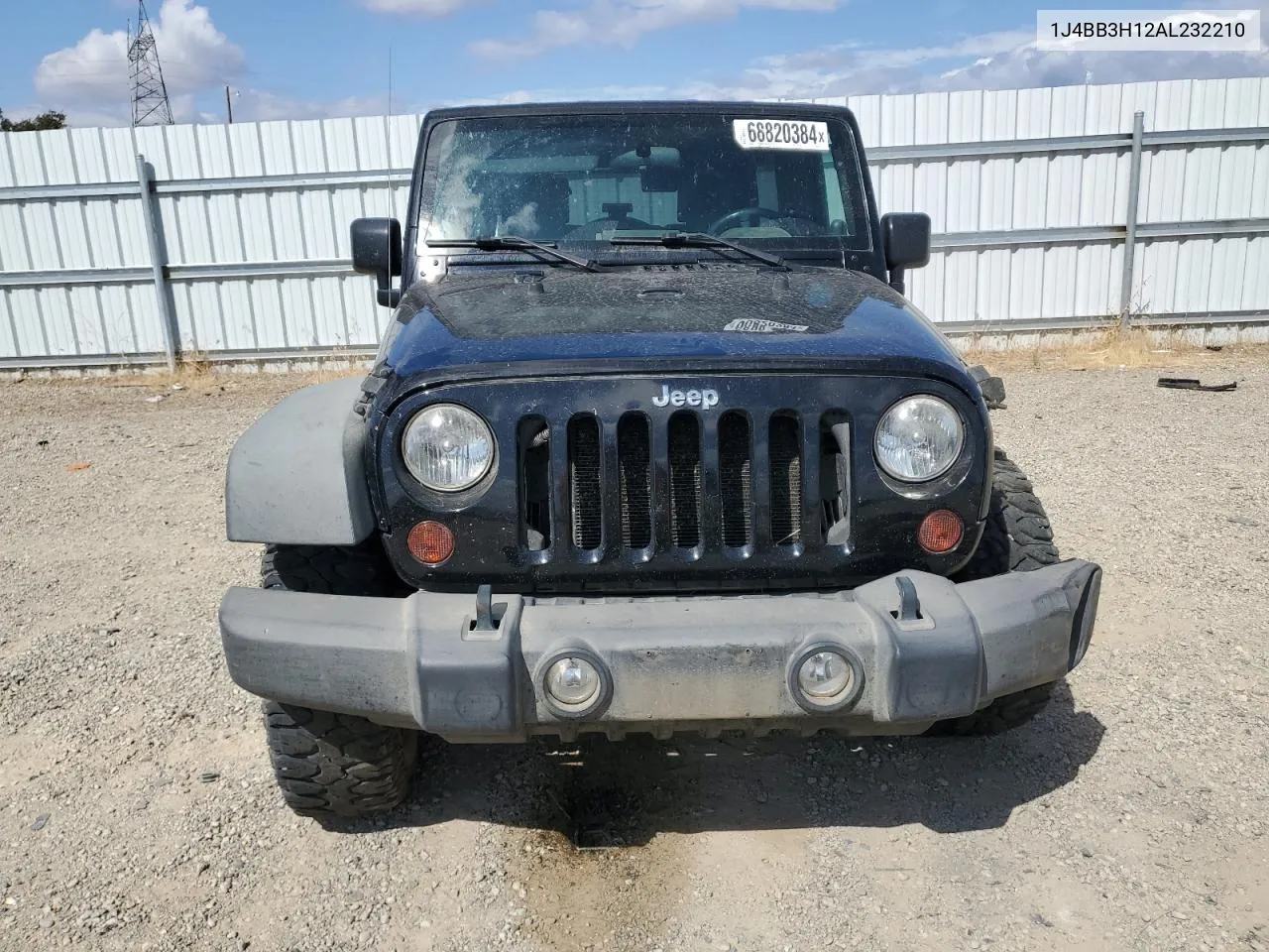 2010 Jeep Wrangler Unlimited Sport VIN: 1J4BB3H12AL232210 Lot: 68820384