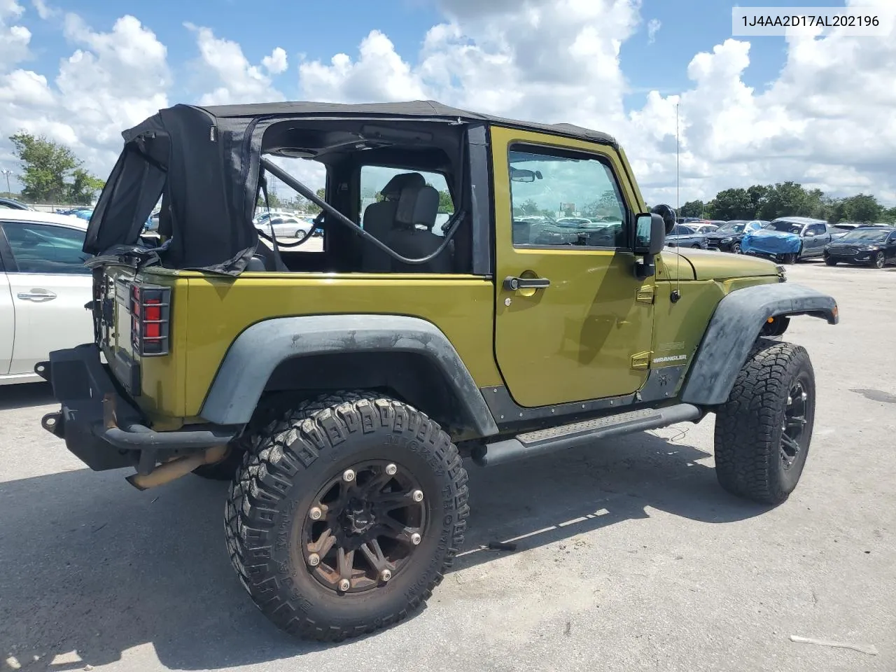 2010 Jeep Wrangler Sport VIN: 1J4AA2D17AL202196 Lot: 69225384