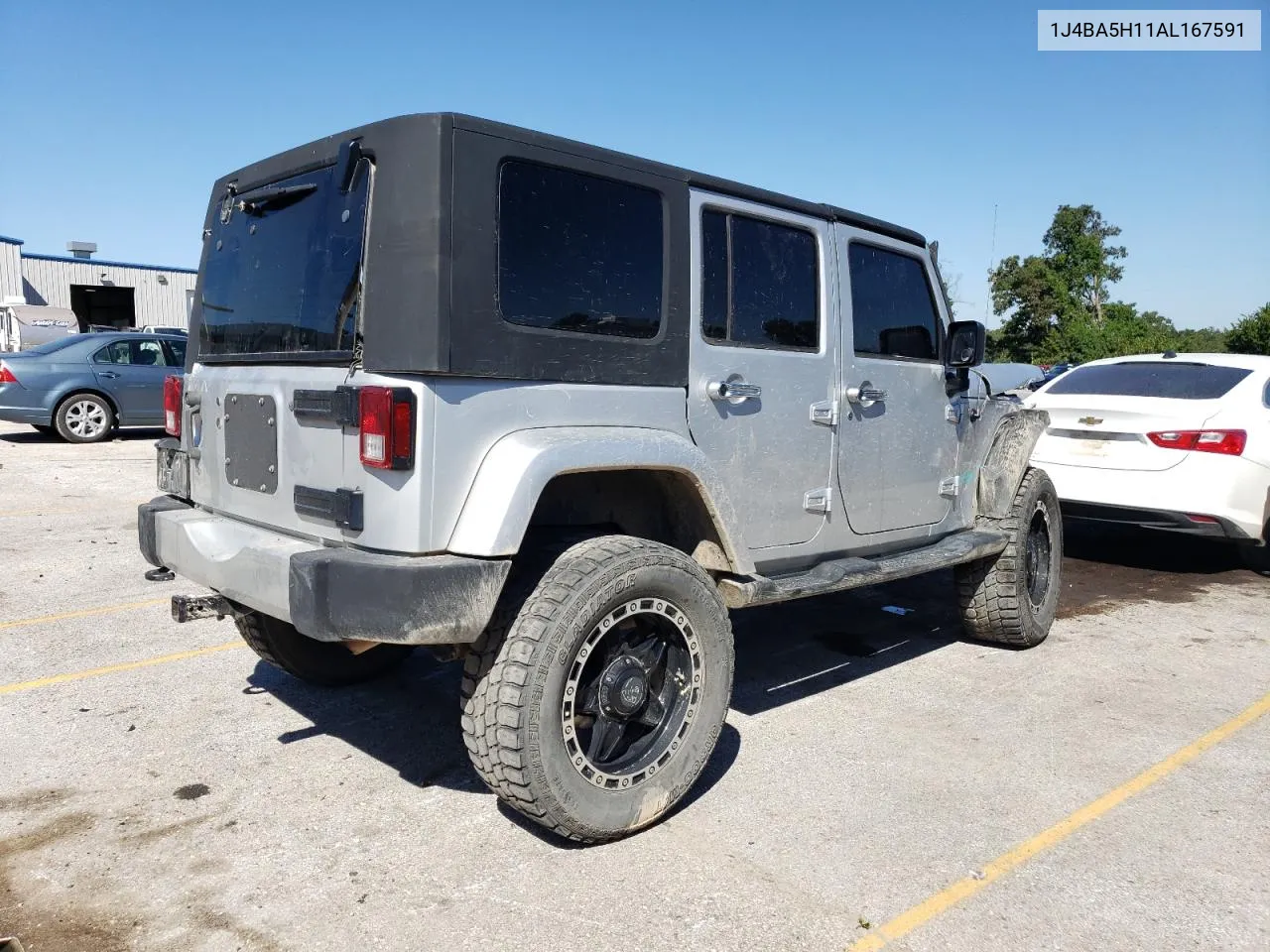 2010 Jeep Wrangler Unlimited Sahara VIN: 1J4BA5H11AL167591 Lot: 70005484