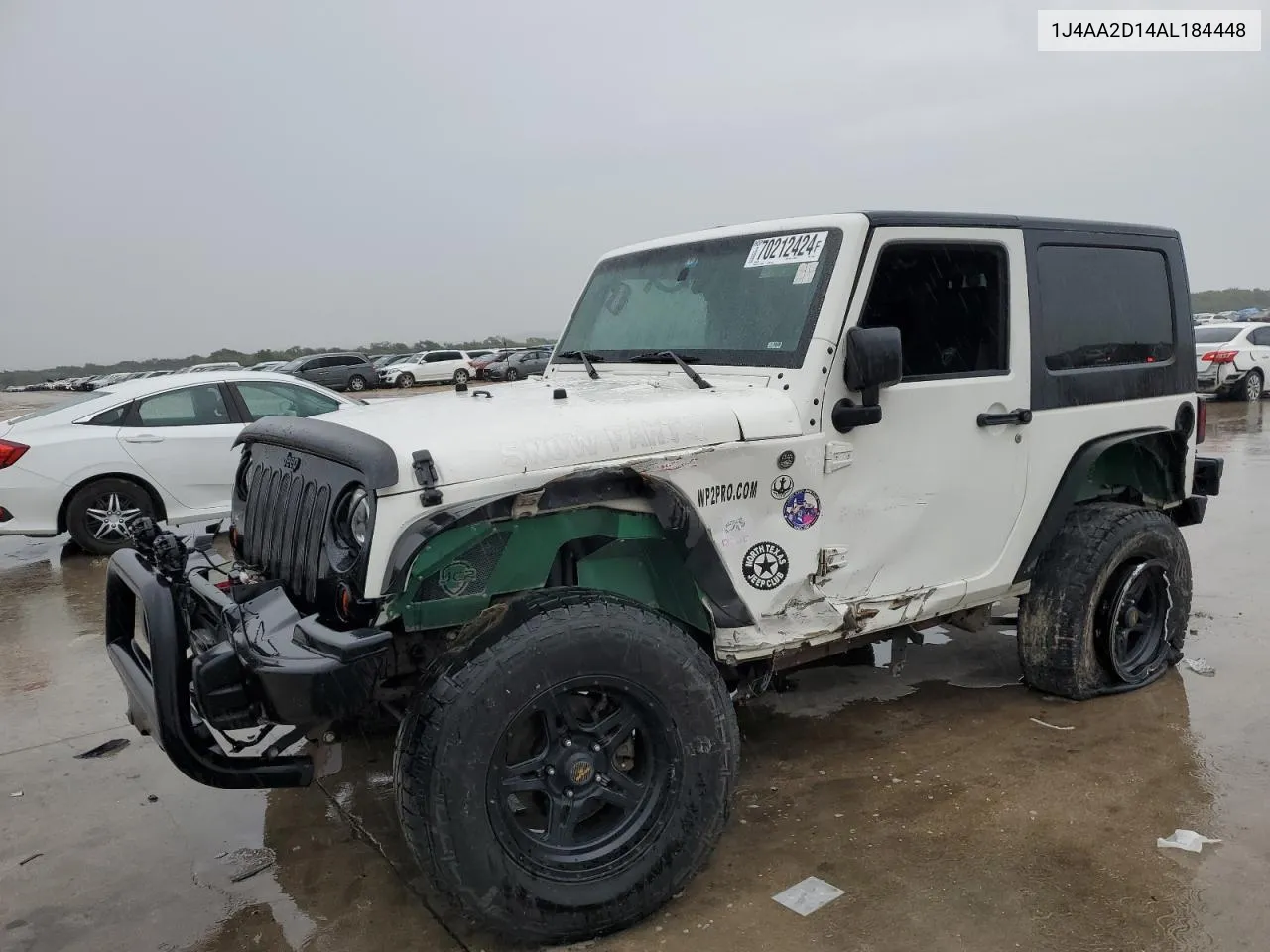 2010 Jeep Wrangler Sport VIN: 1J4AA2D14AL184448 Lot: 70212424