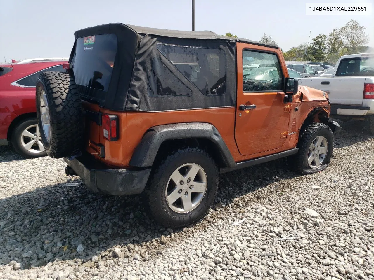 2010 Jeep Wrangler Rubicon VIN: 1J4BA6D1XAL229551 Lot: 70535964