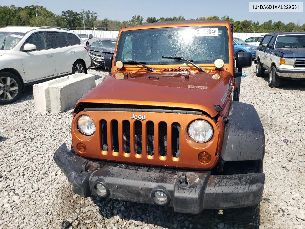 2010 Jeep Wrangler Rubicon VIN: 1J4BA6D1XAL229551 Lot: 70535964