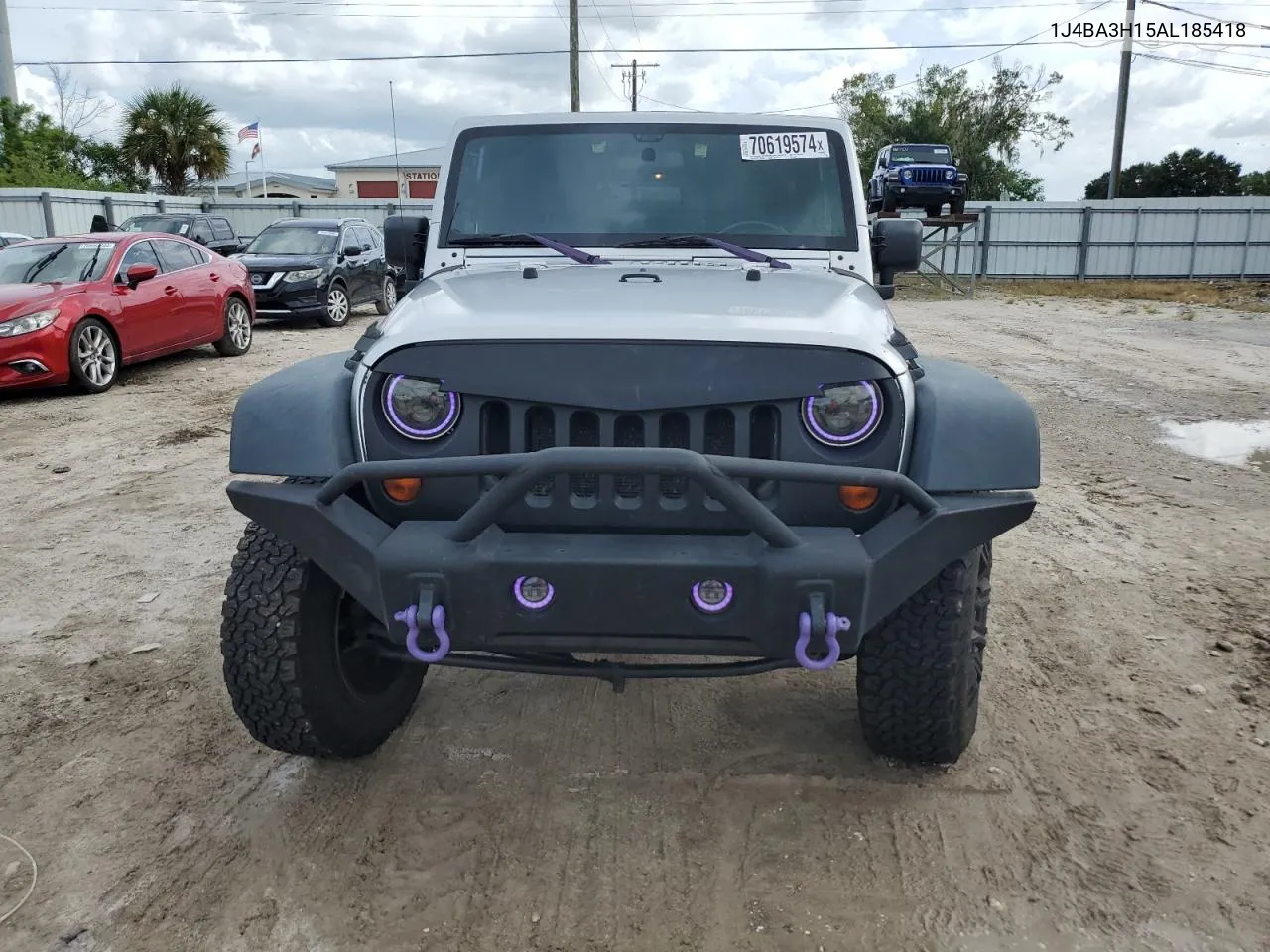 2010 Jeep Wrangler Unlimited Sport VIN: 1J4BA3H15AL185418 Lot: 70619574