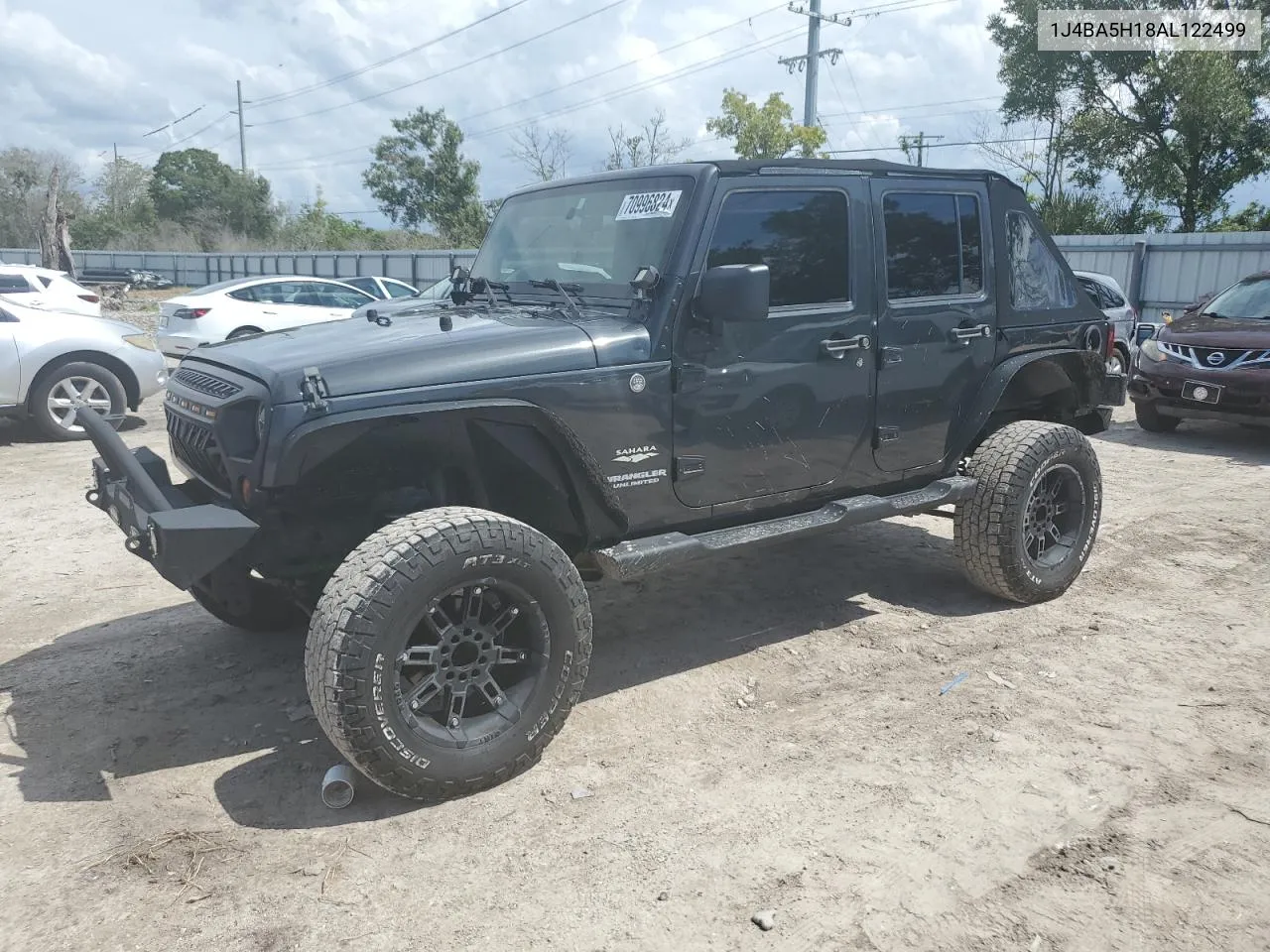 2010 Jeep Wrangler Unlimited Sahara VIN: 1J4BA5H18AL122499 Lot: 70996824