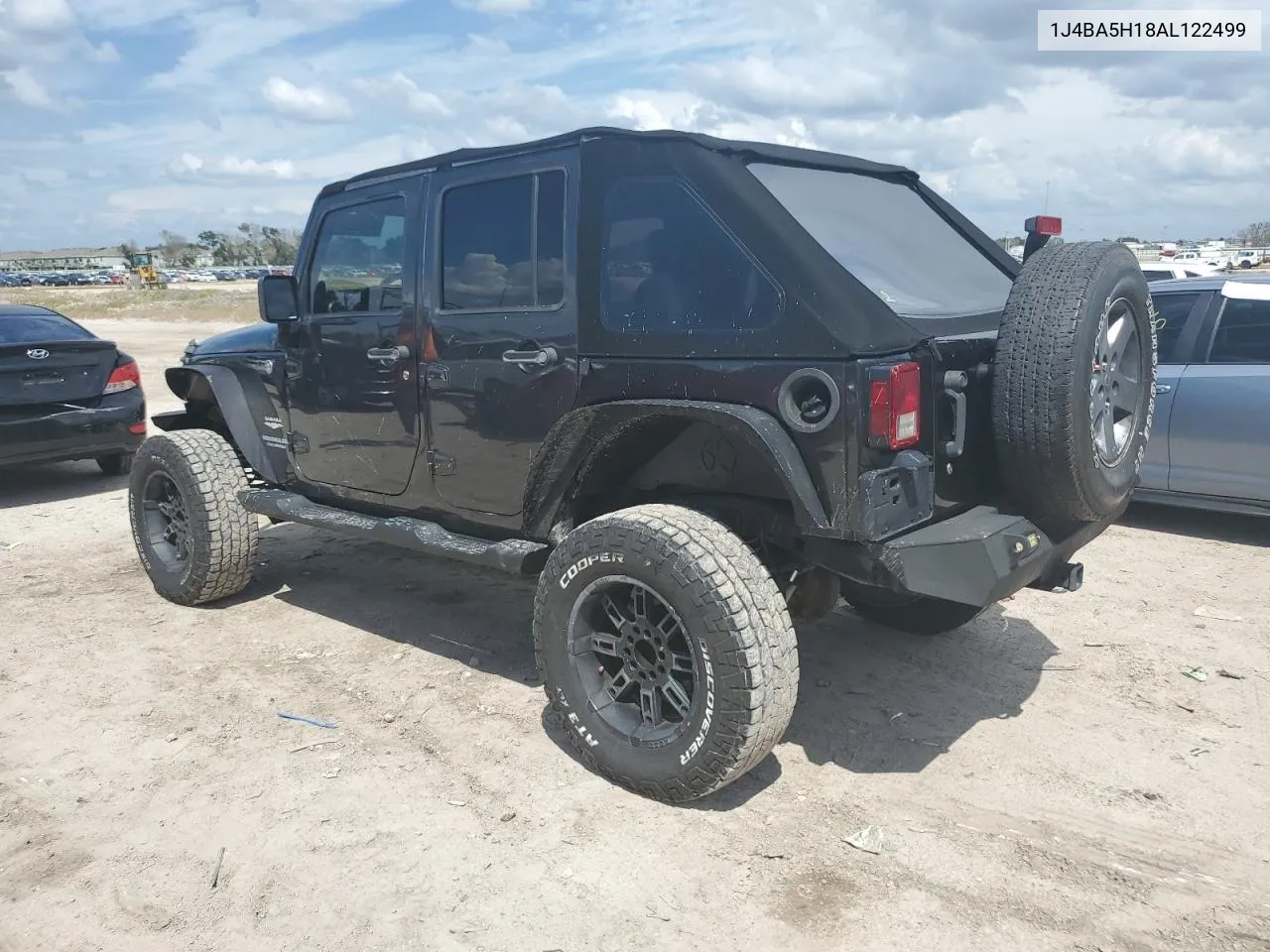 2010 Jeep Wrangler Unlimited Sahara VIN: 1J4BA5H18AL122499 Lot: 70996824